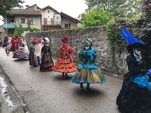Yvoire Masked Ball Procession